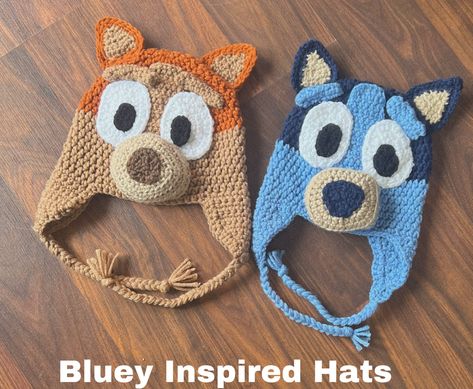 Handmade Crochet Hats 🧶 Bingo And Bluey, Bluey And Bingo, Handmade Crochet, Bingo, Art Ideas, Crochet Hats, Hand Crafted, Crochet, Hats