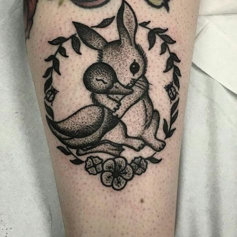 Tree Tattoo Leg, Love Music Tattoo, Bunny Tattoo, African Tattoo, Tattoo Leg, Cross Tattoo For Men, Vegan Tattoo, Bunny Tattoos, Music Tattoo Designs