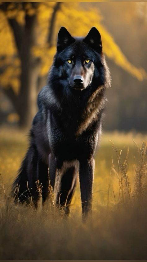 Black Wolf Wallpaper, Wolf Pics, Black Wolves, Mystical Wolf, Wolves And Women, Wolf Photography, Wolf Artwork, Wolf Stuff, Wolf Painting