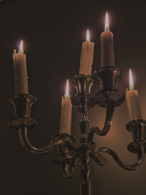 🎇 Candle Dark Academia, Whimsigothic Aesthetic Wallpaper, Dark Academia Candles, Candelabra Aesthetic, Candles Aesthetic Dark, Gothic Candle, Candles Dark, Dark Castle, Old Candles