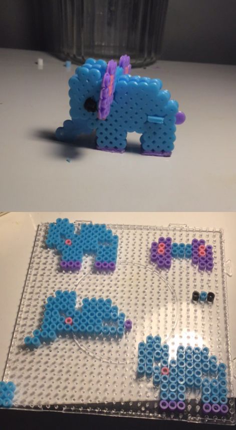 Small cite 3D Elphand made from hama beads/pearler beads follow for more! Elephant Hama Beads, 3d Elephant, Hama Beads, Bead Designs, Follow For More, Elephant, Beads, Gifts, Pins