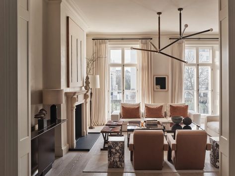 London Townhouse Interior, Nyc Townhouse, Townhouse Interior, London Interior Design, Georgian Townhouse, London Townhouse, Richard Serra, Timeless Interior, London Interior