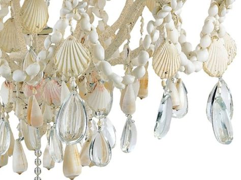 View all Coastal Chandeliers – Our Boat House Creative Chandelier Ideas, Coastal Lighting Fixtures Beach Houses, Diy Chandelier Makeover, Beachy Chandelier, Coastal Chandeliers, Sea Glass Chandelier, Shell Lampshade, Coastal Light Fixtures, Seashell Chandelier