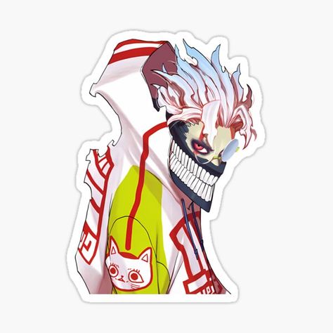 Anime Merchandise, Unique Sticker, Anime Stickers, Cool Artwork, Anime Boy, Sticker Design, Concept Design, Anime