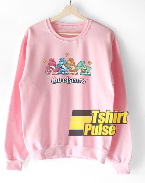 Care Bears on Roller Skates sweatshirt Care Bears Sweatshirt, Master Roshi, Bear Sweatshirt, Care Bear, Soft Air, Roller Skates, Care Bears, Fitted Sweater, Holiday Fashion