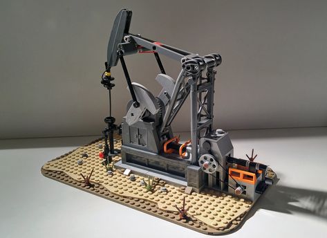 Oil Pump Jack, Oil Derrick, Oil Drilling, Mechanical Model, Oil Well, Lego Blocks, Drilling Rig, Birthday Toys, Puzzles Gifts