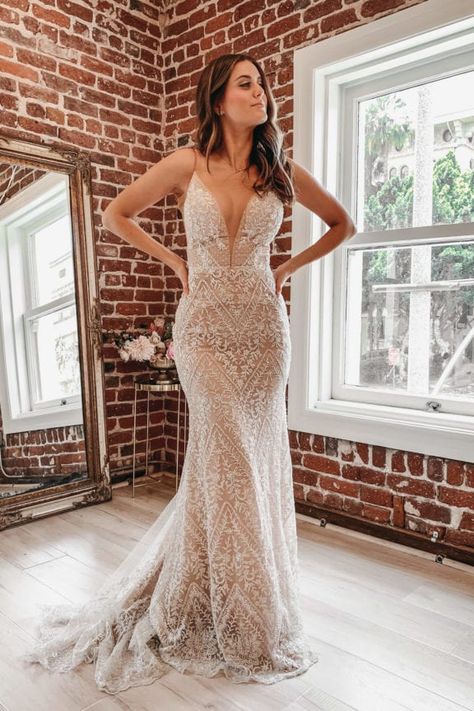 Wedding #, 2024 Bridal Gowns, Tropical Wedding Dresses, 2nd Wedding, Wedding Aesthetics, Bohemian Wedding Dress Lace, Mermaid Style Dress, Milla Nova, Boho Bridal Gowns