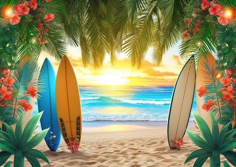 Baby Background, Indian Classical Music, Surf Decor, Tropical Holiday, Hawaiian Theme, Baby Birthday Cakes, Image Icon, Sunset Wallpaper, Backdrops Backgrounds