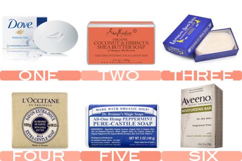 The Six Best Bar Soaps. Period. | HuffPost Life Facial Soap Recipe, Best Bar Soap, Soap Benefits, Bars Of Soap, Pure Castile Soap, Peppermint Soap, Facial Bar, Best Bar, Skin Care Spa