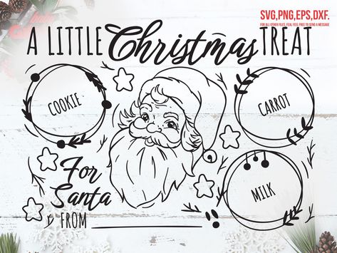 Santas Cookies Tray Diy, Santa Tray Svg Free, Santa Tray Cricut, Cricut Santa Cookie Plate Svg Free, Santa Plate Svg, Santa Cookie Tray Svg, Dear Santa Tray, Santa Tray Svg, Santa Cookie Tray