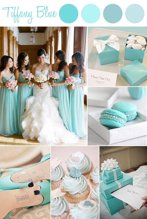 classic tiffany blue wedding color ideas Tiffany Blue Weddings, Popular Wedding Colors, Tiffany Blue Wedding, Tiffany Wedding, Wedding Colors Blue, Turquoise Wedding, Blue Wedding Invitations, Wedding Wishes, Popular Wedding