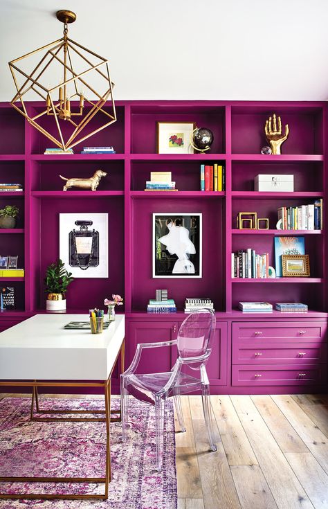 Simply Chic, Dream House Decor, Home Office Design, Colorful Decor, Home Office Decor, تصميم داخلي, Home Decor Inspiration, House Colors, Home Deco