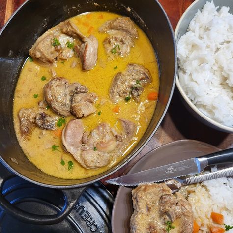 Osso buco de dinde moutarde et miel, économique et réconfortant Casseroles, Sauce