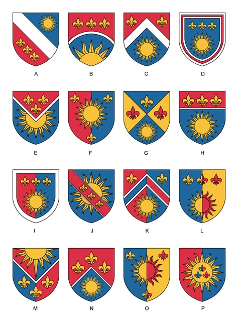 Medieval Coat Of Arms, Heraldry Symbols, Heraldry Design, Medieval Shields, Medieval Paintings, Grey Knights, Unique Flags, Larp Armor, Fantasy Heroes