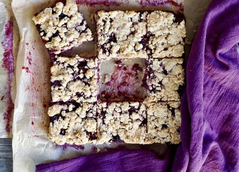 Gluten-Free Blackberry Oat Bars Easy Blueberry Bars, Oats Bars, Easy Hand Pies, Baking Bars, Blueberry Oat Bars, Blueberry Crumb Bars, Gluten Free On A Shoestring, Fruit Bars, Hand Pie Recipes