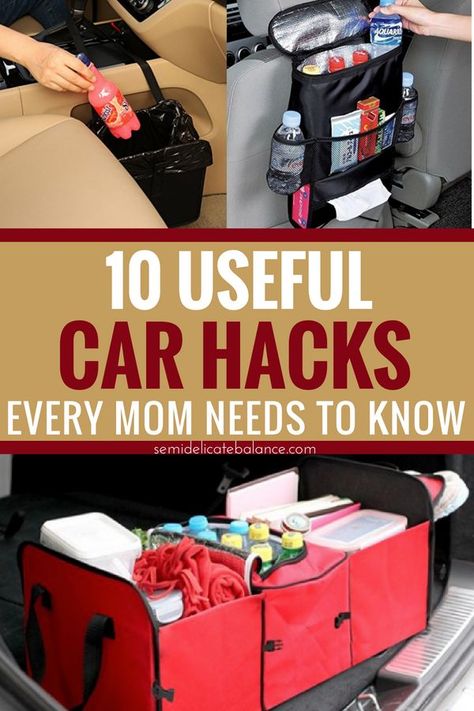 10 Brilliant Car Hacks Every Mom Needs To Know #carhacks #momtips #organization Must Have Car Accessories, Working Mom Life, Mom Needs, Road Trip With Kids, Car Hacks, Mom Hacks, Mom Advice, Cars Organization, Working Moms