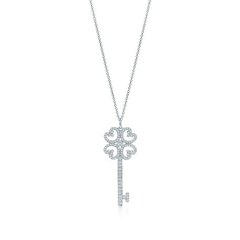 TIFFANY KEYS quatra heart key pendant and chain | Tiffany & Co Tiffany Key, Drop Necklaces, Diamond Drop Necklace, Pendants For Women, Tiffany Necklace, Heart Pendants, Heart Key, Heart And Key, Key Necklace