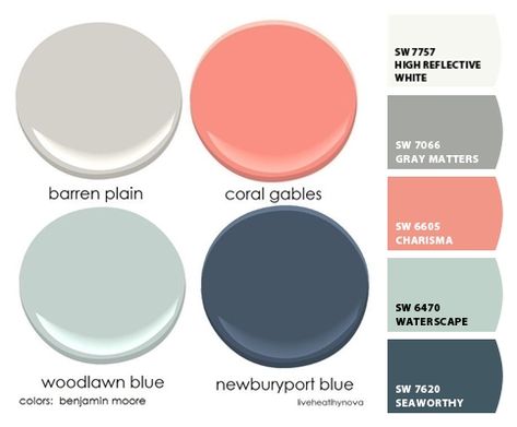 Coral Paint Colors, Modern Paint Colors, Living Room Area, House Paint Exterior, Exterior Paint Colors, Door Color, Paint Colors For Home, Exterior House Colors, Coral Blue