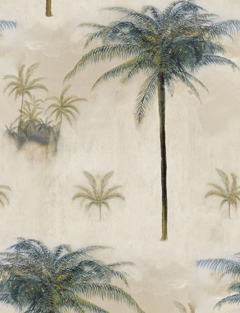 Buy Vintage & Contemporary Wallpaper Online | Rose & Grey Tropical Elements, Resort Island, Color Schemes Design, L Wallpaper, Caribbean Resort, Tropical Fabric, Mind The Gap, Exotic Fashion, Sunset Wallpaper