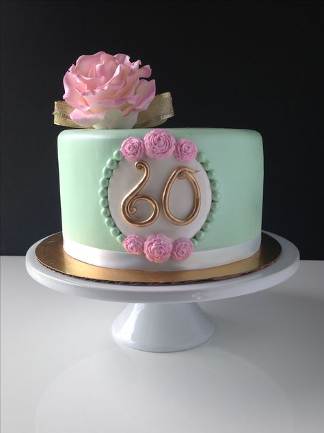 60th Birthday Cake 60yh Birthday Cake, Fondant 60th Birthday Cake, Elegant Cakes For Ladies, Birthday Cake For 60 Year Old Women, 60th Birthday Cake Design, 60th Birthday Cake For Ladies, Latest Cake Design, 65 Birthday Cake, Disco Cake