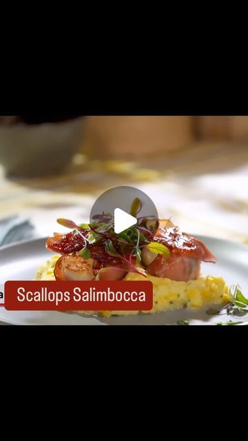 Lidia Bastianich on Instagram: "Scallops Saltimbocca.  Here’s another delicious seafood favorite of mine - great for a weekend dinner. Saltimbocca is a traditional Roman recipe and here I use speck to bring a delicious complexity to the sea scallops. Seafood and speck together create a wonderful sweet-and-salty combination. Link to recipes and full video in my bio. Buon Appetito! .
.
.
.
.
#LidiasRecipes #LidiasItaly #LidiasKitchen #LidiaBastianich #ItalianFood #FromLidiasTableToYours
#LidiasSoundtrack" Lidia's Recipes, Roman Food, Lidia Bastianich, Weekend Dinner, Sea Scallops, Going Fishing, Sweet And Salty, Fish And Seafood, Italian Recipes