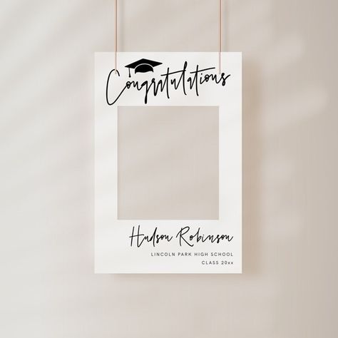 Photostrip Ideas, Photo Booth Frame Prop, Photo Prop Frame, Graduation Photo Props, Graduation Photo Booth, Frame Props, Photo Frame Prop, Graduation Party Decorations, Photo Booth Frame