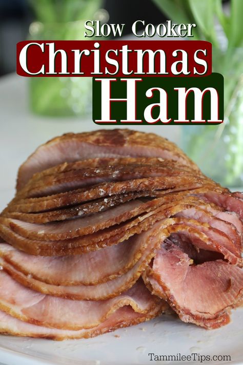 Slow Cooker Spiral Ham, Cooking Spiral Ham, Crock Pot Ham, Ham Recipes Crockpot, Slow Cooker Ham Recipes, Crockpot Christmas, Slow Cooker Baked Beans, Pineapple Glaze, Crockpot Ham