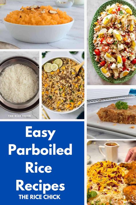 Parboiled Rice Recipes - The Rice Chick Parboiled Rice Recipes, Healthy Rice Recipes, Steamed Rice Cake, Rice Side Dish Recipes, Italian Rice, Parboiled Rice, Quick And Easy Meals, Healthy Rice, Rice Recipes For Dinner