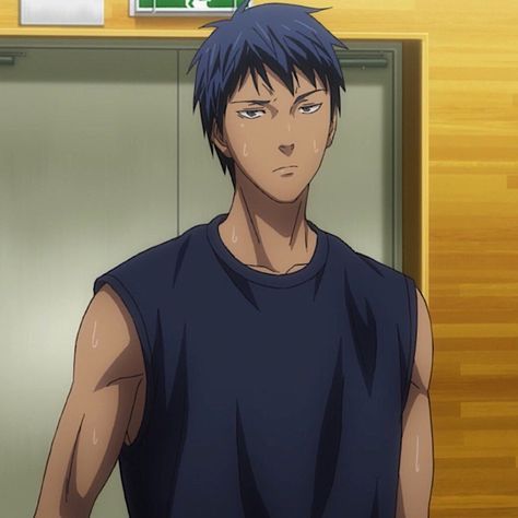 Daiki Aomine, Kuroko Basket, Aomine Kuroko, Kuroko No Basket Characters, Aomine Daiki, Black Cartoon Characters, Kuroko's Basketball, Black Cartoon, No Basket