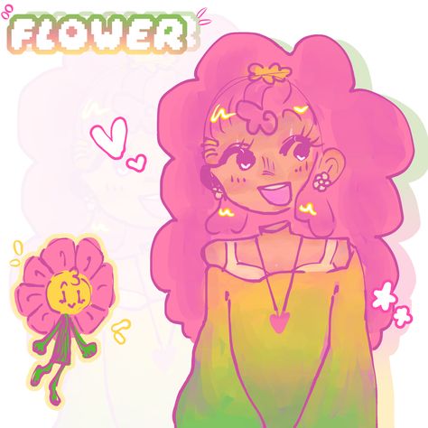 Bfb art again :) #bfb Flower Bfb Human, Bfb Humanized, Bfb Human, Big Balls, I Dont Have Friends, Drawing Images, Human Design, Sketchbook Art Inspiration, Love Flowers