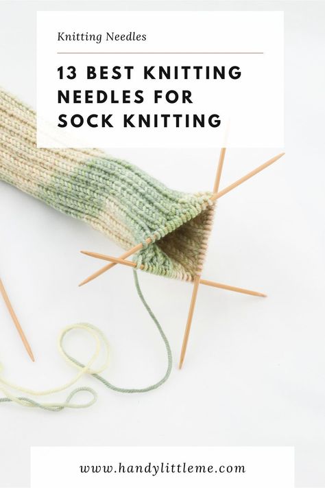 Two Needle Socks, Knit Stitches For Beginners, Knit Cardigan Pattern, Knitting Basics, Sock Knitting, Knitting Tools, Circular Knitting Needles, Sock Patterns, Patterned Scarves