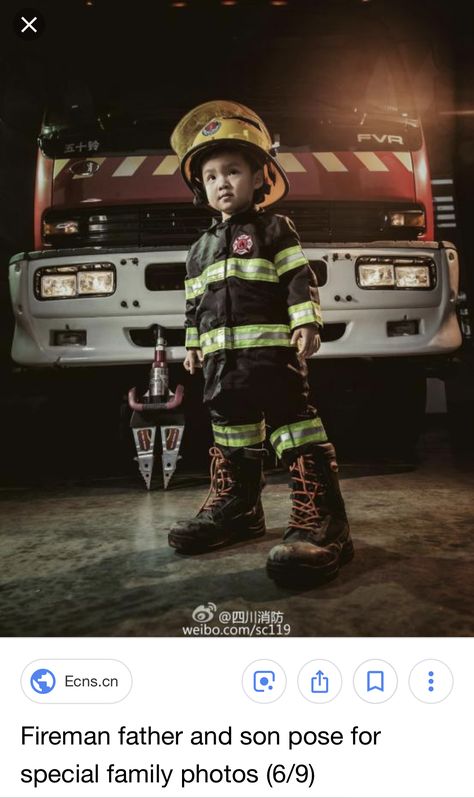 Law Enforcement Family Photos, Fireman Photography, Fire Truck Pictures, 3rd Birthday Pictures, Fireman Kids, Firefighter Photography, Fire Trucks Pictures, Firefighter Family, Photography Bucket List