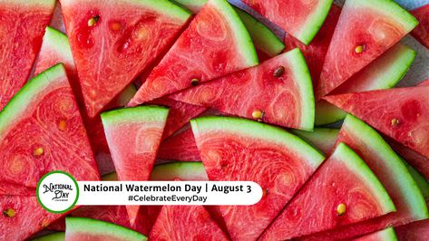 August 3rd is National Watermelon Day!
https://www.nationaldaycalendar.com/national-day/national-watermelon-day-august-3
#CelebrateEveryDay #NationalWatermelonDay #WatermelonDay Jamaican Patty, National Watermelon Day, Watermelon Patch, Mary Lou Retton, Watermelon Day, National Day Calendar, Watermelon Carving, Hair Gloss, Golf Day