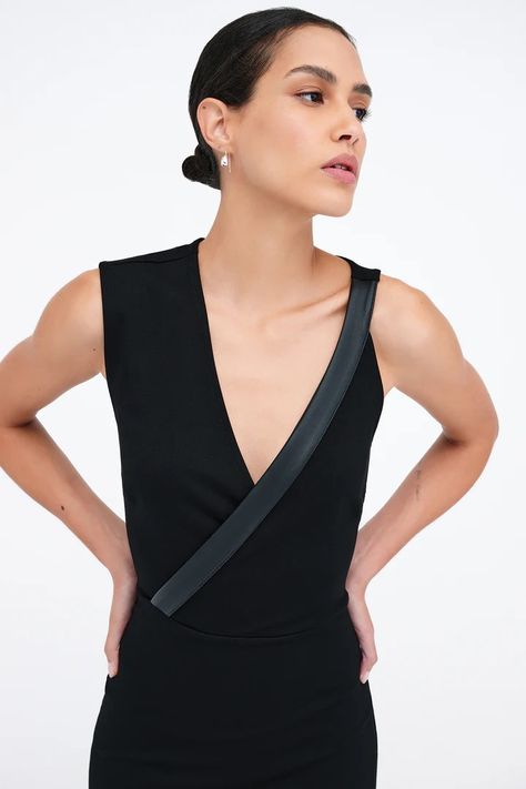 New Women's Clothing Arrivals | Marcella NYC – Page 4 Sheath Midi Dress, Midi Sheath Dress, Asymmetrical Design, Bra Straps, Black Fits, Black Midi Dress, Nordstrom Dresses, Evening Wear, Side Zip