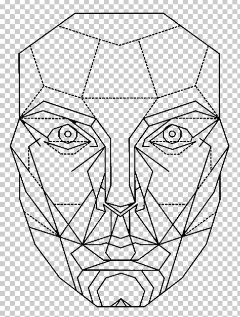 Face Golden Ratio, Golden Ratio Art, Artwork Black And White, Mask Png, Face Proportions, Face Outline, Face Template, Vitruvian Man, Cute Face Mask