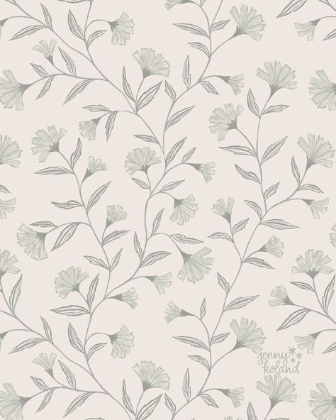 Sharing a recent favorite! This feminine trailing floral from my Modern Bohemian collection flows just right. I can't decide if I light it better light and airy or dark and moody. What do you think? All of these colorways (and more!) available in my #spoonflower shop. #floralpattern #flowerpattern #bohofloral #spoonflowermakers #spoonflowerwallpaper #wallpaperinspo #floralwallpaper #bohemianfloral Minimal Floral Wallpaper Iphone, Minimal Floral Phone Wallpaper, Minimalist Floral Pattern, Boho Flowers Background Floral Patterns, Monotone Floral Pattern, Minimal Wallpaper, Bohemian Floral, Texture Images, Modern Bohemian