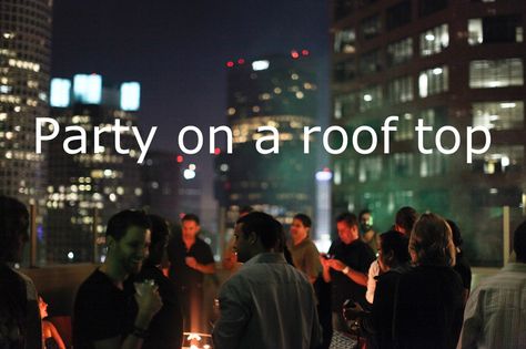 A party on a rooftop.. It just sounds really cool. Butterfly Roof, Garage Roof, Rooftop Party, Garden Stairs, Living Roofs, Porch Roof, Roofing Felt, Roof Architecture, Cool Roof