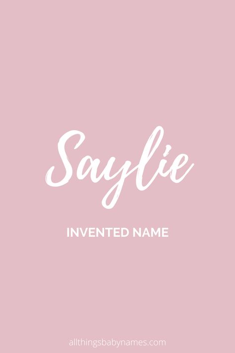 Saylie name meaning, origin and more. View our database of thousands of baby names and curated name lists to help you find the perfect name for your baby. Baby Nanes, Unusual Girl Names, Mystical Names, Baby Name Meaning, Meaningful Baby Names, J Names, Uncommon Baby Names, Rare Baby Names