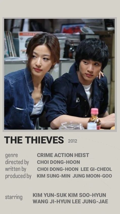 The Thieves Korean Movie, The Thieves, Netflix Movies To Watch, Drama List, Movie To Watch List, New Movies To Watch, Film Posters Minimalist, Drama Tv Shows, Korean Drama Quotes