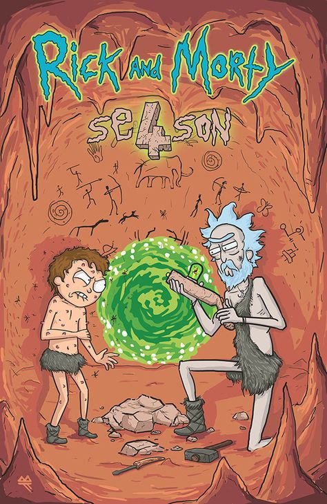 Rick and Morty Rick And Morty Season, Geek Tattoo, Adult Swim, Coldplay, Rick And Morty, Season 4, Art Illustration, Digital Illustration, Tattoo Ideas