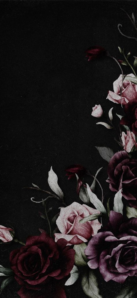 Gothic Floral Background, Victorian Gothic Wallpaper Iphone, Tumblr Wallpaper Aesthetic Dark, Floral Dark Wallpaper, Gothic Aesthetic Background, Dark Moody Wallpaper Iphone, Dark And Moody Wallpaper, Dark Flower Aesthetic Background, Edgy Wallpaper Aesthetic Iphone