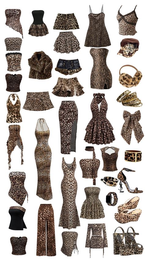 leopard🐆 #leopardprint #leopard #animalprint #outfit #outfitcheck #aesthetic #animals #dress #shirts #pants #stickers #viral #viralshuffle Cheetah Outfit Aesthetic, Cheetah Print Outfits Aesthetic, Animal Print Outfits Aesthetic, Leopard Print Dress Outfit, Cheetah Print Clothes, Cheetah Print Party, Cheetah Print Outfit, Printed Top Outfit, Leopard Print Outfit