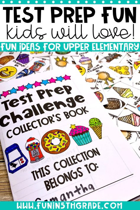 Using these fun ad engaging ideas for test prep will help your students be less stressed about that big test. It's a great way to review and make sure they're prepared without overwhelming them. via @funin5thgrade Testing Incentives For Elementary Students, Map Testing, Test Prep Fun, State Testing Prep, Testing Treats, Staar Test Prep, Test Prep Activities, Classroom Incentives, Star Test