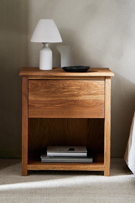 Tables Living Room | Deco Home | ZARA United States Zara Bedside Table, Zara Home Nightstand, Light Wood Bedside Table, Bed Side Tables Ideas, Night Stand Wood, Beech Bedside Table, Bedroom Nightstands, Glass Side Table, Oak Nightstand