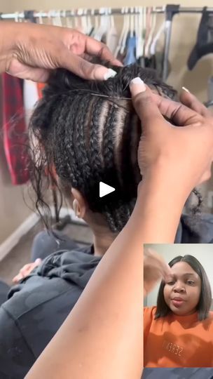 442K views · 10K reactions | Trending hairstyle | By Charity Ajayi | Hi guys, so all of you that
don't like wigs, just watch this video, I believe me you,
you going to love it. So this is just like a different
hairstyle. Like it it's taking me back to the olden days but
it's with a twist anyway, so this is a different hairstyle,
it fits the closure, if you don't like wigs, just watch
this video, I bet you you going to love it. So they
already fixed the closure for the hair. This is sew in met
all just like the the formal way of you know braid ehm
fixing hair so this this is it guys you don't necessarily need
to wear wig Vixen Sew In Braid Pattern, Wig Fixing, Sew In Braid Pattern, Sew In Braids, Vixen Sew In, Moving Wallpapers, Braid Patterns, Personal Grooming, Olden Days