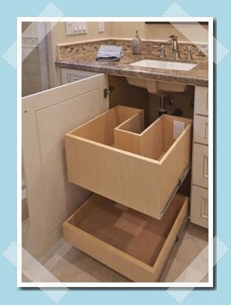 [PaidLink] 60 Small Kitchen Organization Advice You Need To Know Instantly #smallkitchenorganization Laundry Basket Under Sink, Basket Under Sink, Under Sink Cabinet Bathroom, Sink Cabinet Bathroom, Kitchen Cabinets Color Combination, Small Kitchen Renovations, Under Sink Cabinet, Home Decor Shelves, Cabinet Bathroom