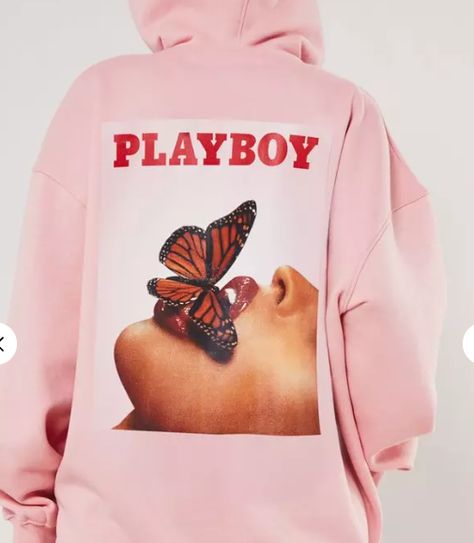 Butterfly Lips, Soft Surroundings Clothing, Liz Claiborne Clothing, Playboy Hoodie, Oversized Hoodie Dress, Hoodies Aesthetic, Dresses For Summer, Stylish Hoodies, Trendy Hoodies