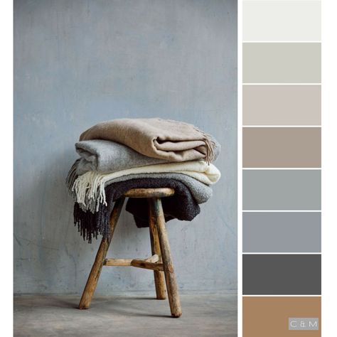 Grey And Sand Living Room, Color Theme For Living Room, Grey Color Scheme Bedroom, Good Living Room Colors, Paint Color Schemes, Living Room Color Schemes, House Color Schemes, Grey Color Scheme, Room Color Schemes