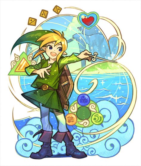 Toon Link (Wind Waker fanart) by 9twoeight Link Fan Art, Hyrule Castle, Zelda Funny, The Wind Waker, Link Art, Link Zelda, Wind Waker, Nintendo Art, Zelda Art