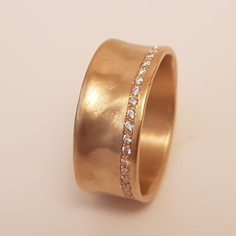 Wide Gold Wedding Band Woman, Thick Diamond Ring, Thick Gold Wedding Band, Unique Gold Wedding Rings, Wide Gold Band, Thick Wedding Bands, Thick Gold Band, Thick Gold Ring, Wide Gold Ring